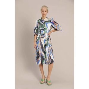Munthe Jergo Silk Blend Dress in Multi S 36